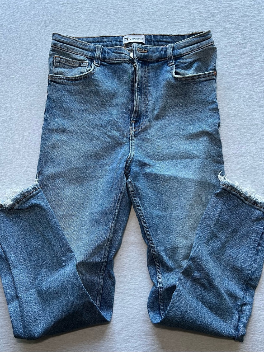 ZARA Women High Waist Slim Jeans